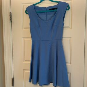 French Connection Elegant Blue Sleeveless Dress